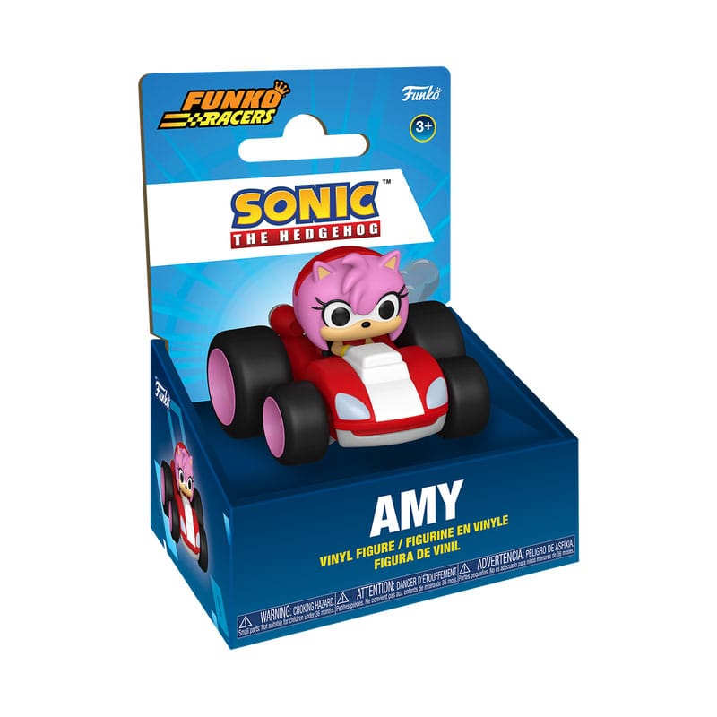Sonic The Hedgehog Super Racers Diecast Figure Amy Rose 5 cm