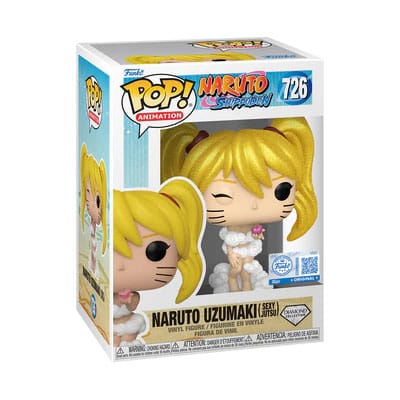 Naruto Pop! Animation Vinyl Figure Naruto(Sexy Jutsu) Diamond Collection heo Exclusive Edition 9 cm