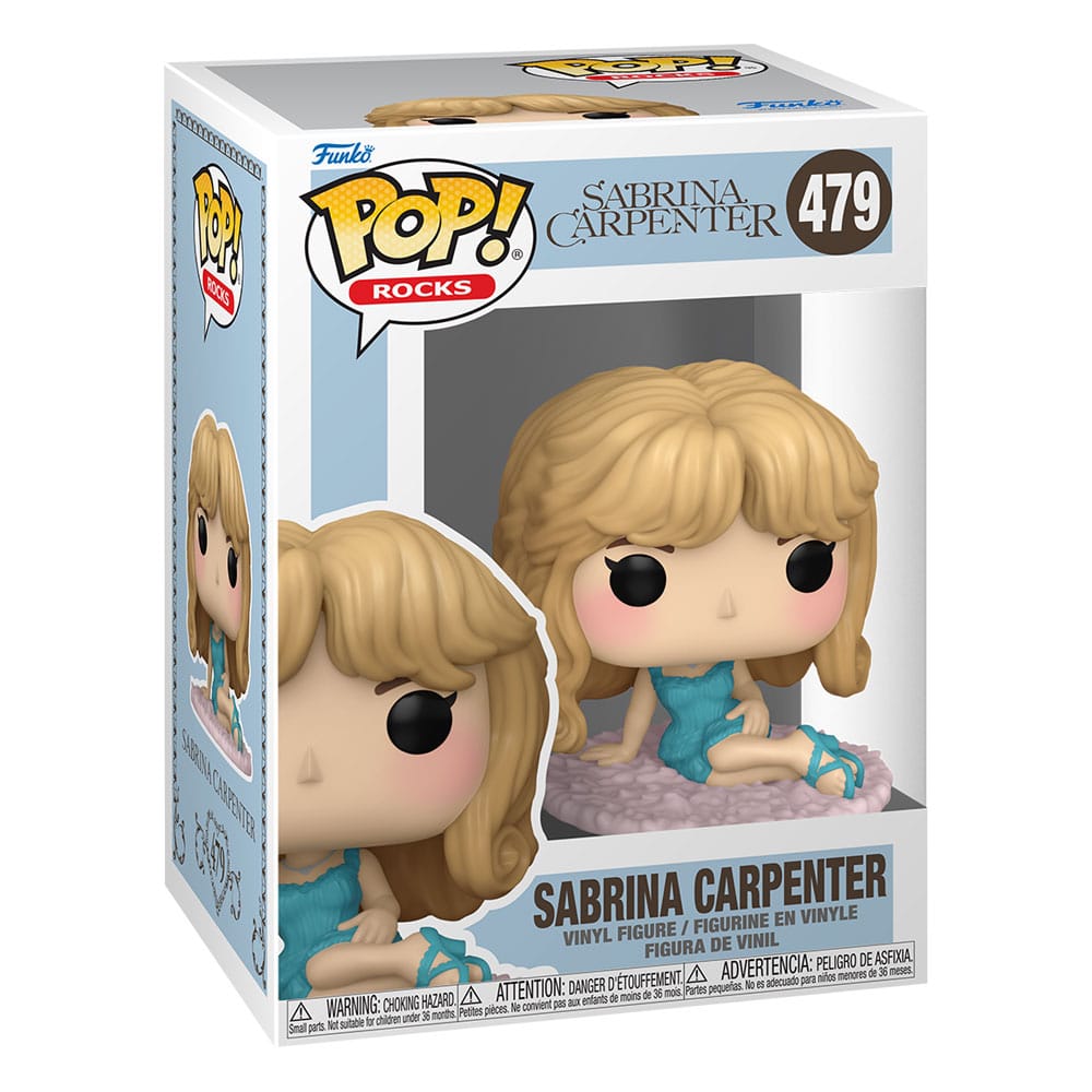 Sabrina Carpenter POP! Rocks Vinyl Figure Sabrina in Night Gown 9 cm