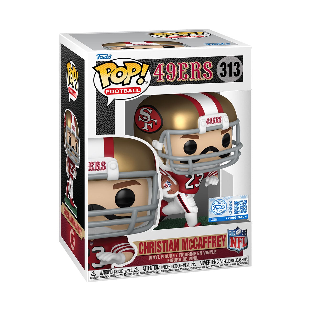 NFL: Legends POP! Sports Vinyl Figure 49ers- Christian McCaffrey (TB) 9 cm
