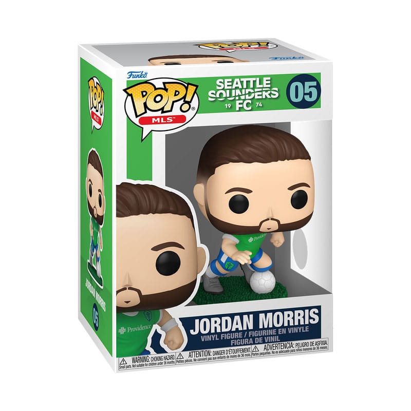 MLS POP! Sports Vinyl Figure Sounders- Jordan Morris 9 cm