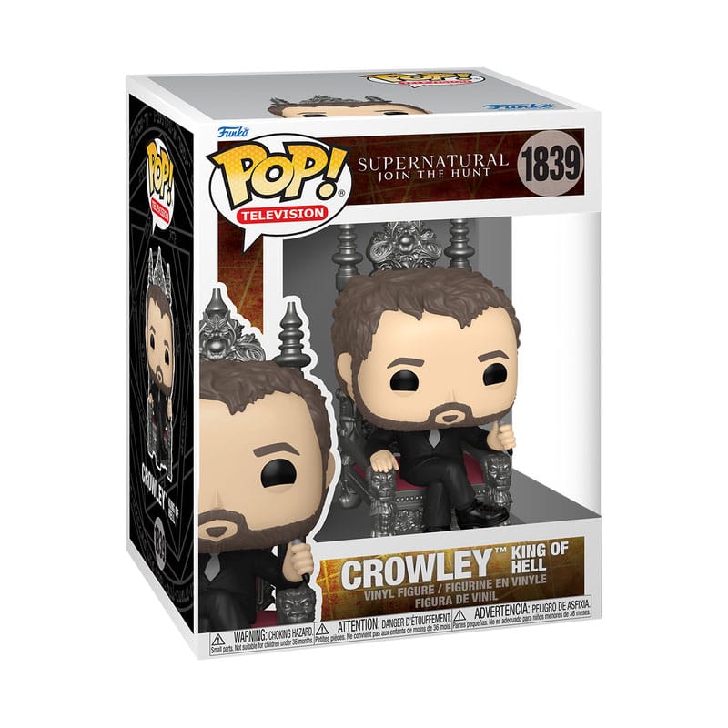 Supernatural POP! Premium Vinyl Figure CrowleyKoH 9 cm