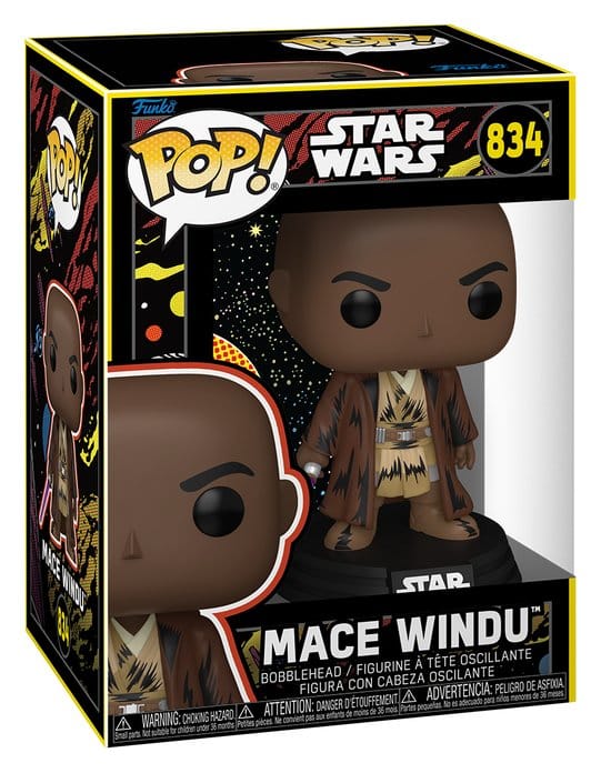 Star Wars: Mandalorian & Grogu POP! Vinyl Figure Mace Windu (Retro) 9 cm