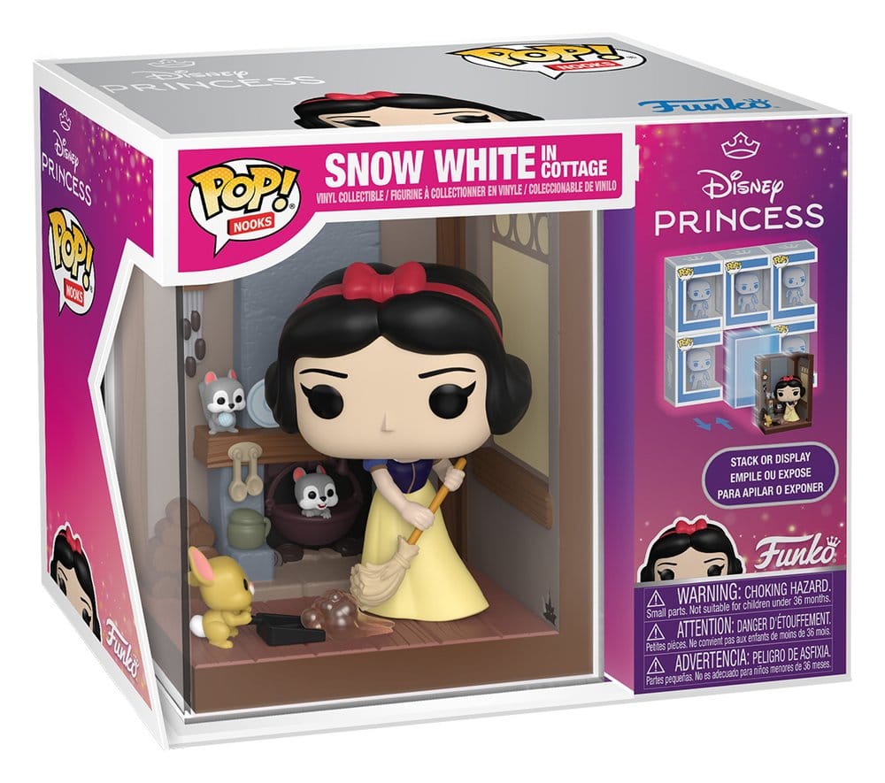 Snow White POP! Nooks Vinyl Figure Dwarfs House 9 cm