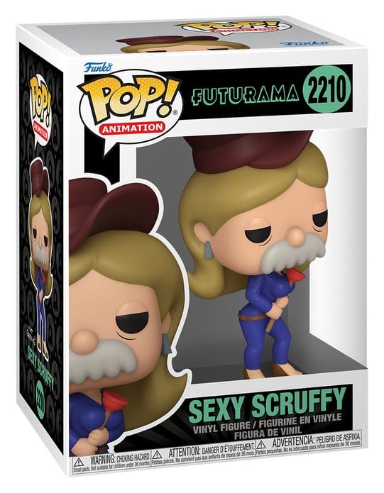 Futurama Pop! Animation Vinyl Figure Sexy Scruffy 9 cm