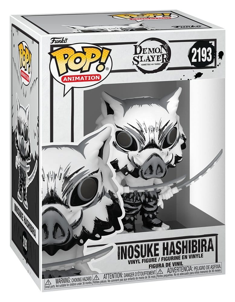 Demon Slayer: Kimetsu no Yaiba POP! Animation Vinyl Figures Inosuke(Sumi-Ink) 9 cm
