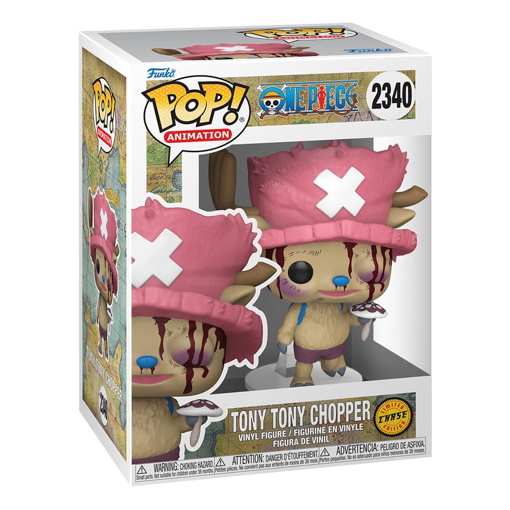 One Piece POP! Animation Vinyl Figures Chopper w/Chase 9 cm Assortment (6)