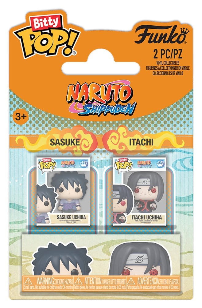 Naruto Bitty POP! Vinyl Figures 2-Pack Sasuke & Itachi 2 cm