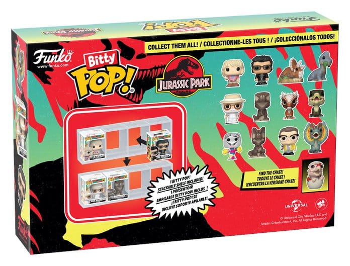 Jurassic Park Bitty POP! Vinyl Figure 4-Pack Triceratops 2.5 cm