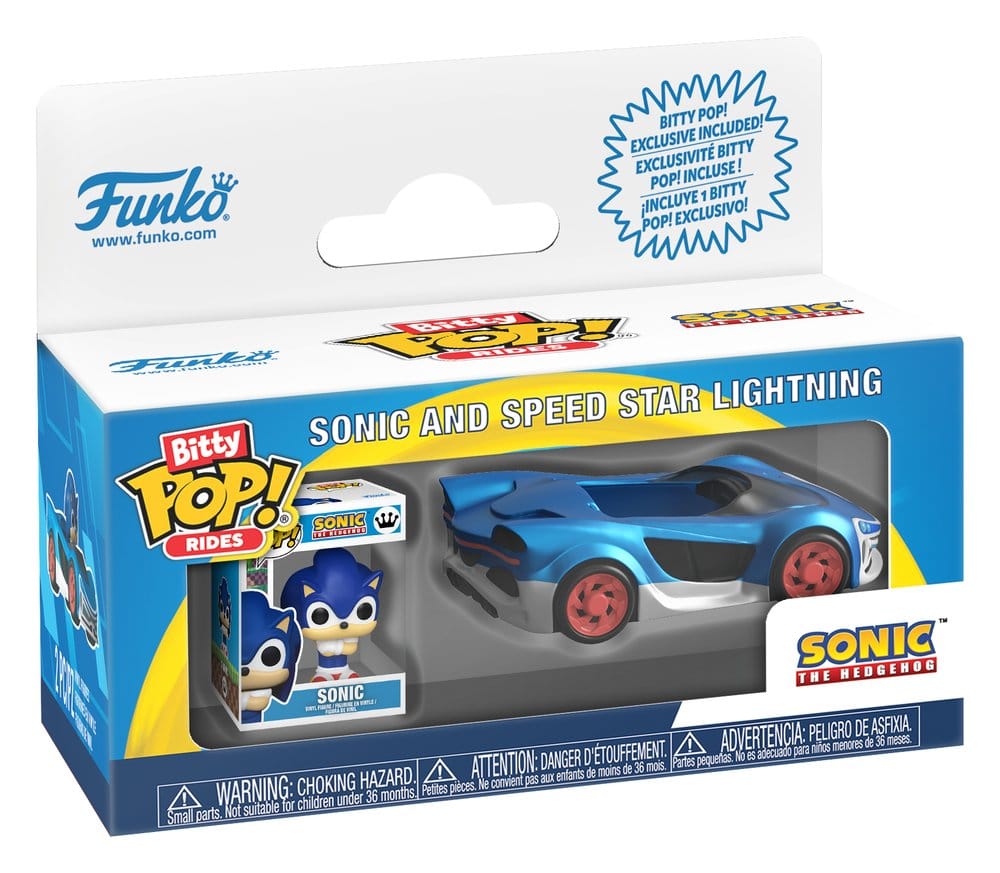 Sonic Bitty POP! Ride Vinyl Figure Speed Star w/Sonic 1 inch