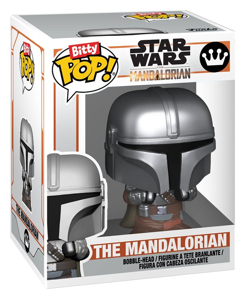 Star Wars Bitty POP! Ride Vinyl Figure N1 w/Mando 2.5 cm