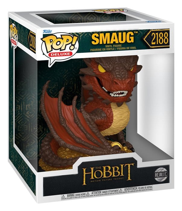 The Hobbit POP! Deluxe Vinyl Figure Smaug (MT) 9 cm