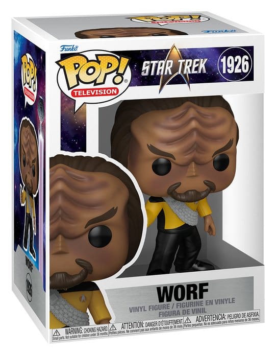 Star Trek TNG POP! Television Vinyl Figure Worf 9 cm