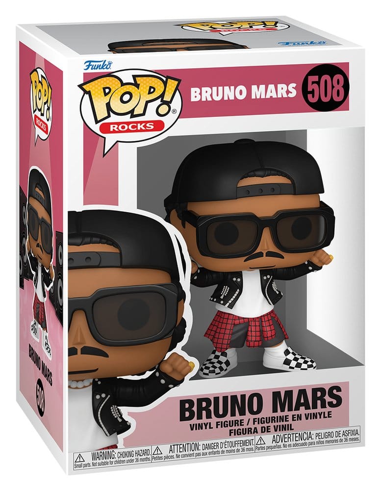 Bruno Mars POP! Rocks Vinyl Figure (APT.) 9 cm