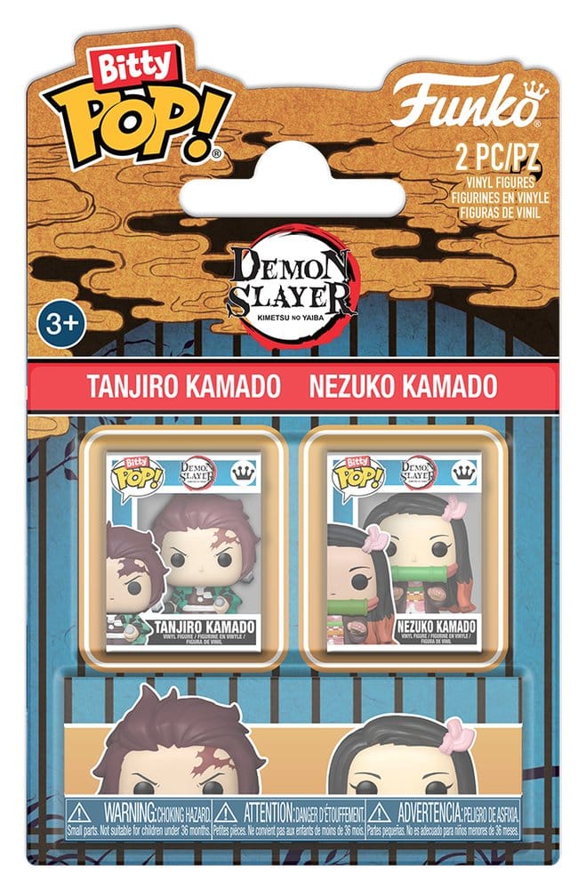 Demon Slayer: Kimetsu no Yaiba Bitty POP! Vinyl Figures 2-Pack Tanjiro & Nezuko 2 cm