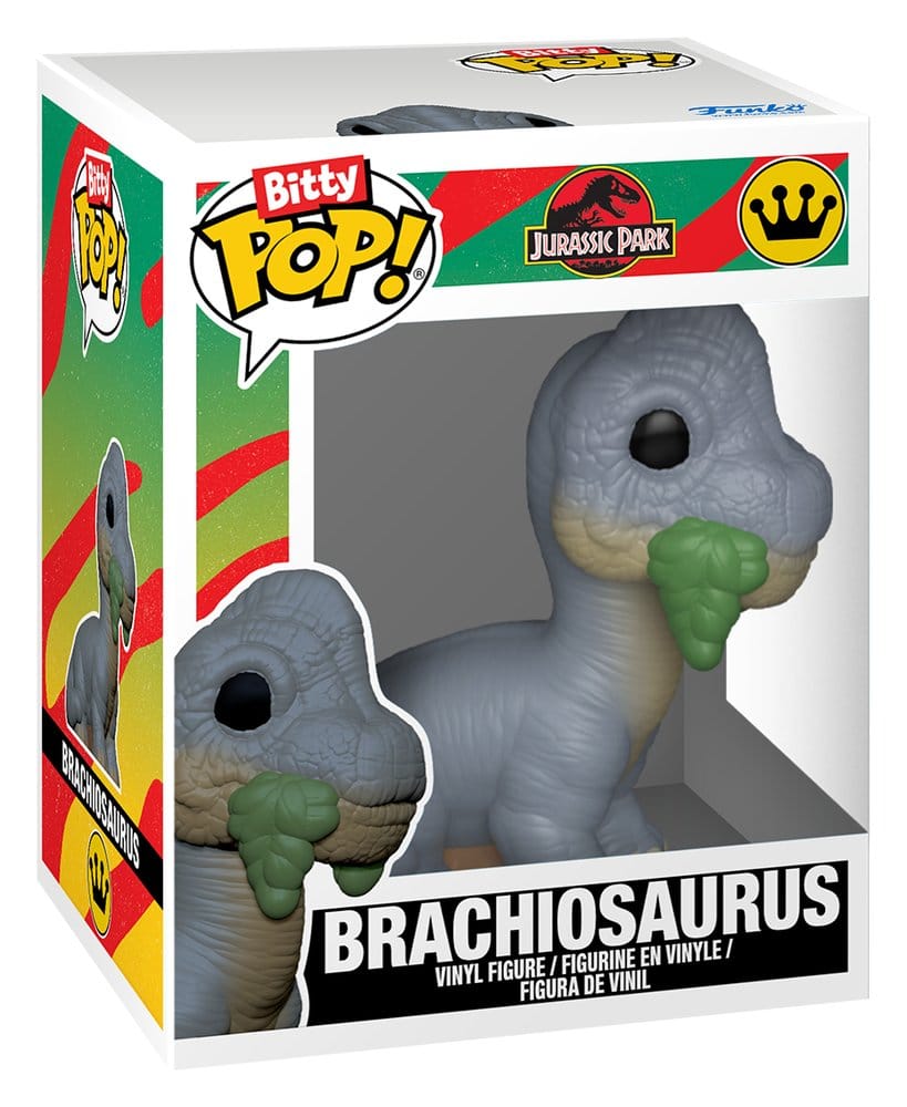 Jurassic Park Bitty POP! Vinyl Figure 2-Pack Velociraptor & Brachiosaurus 2 cm