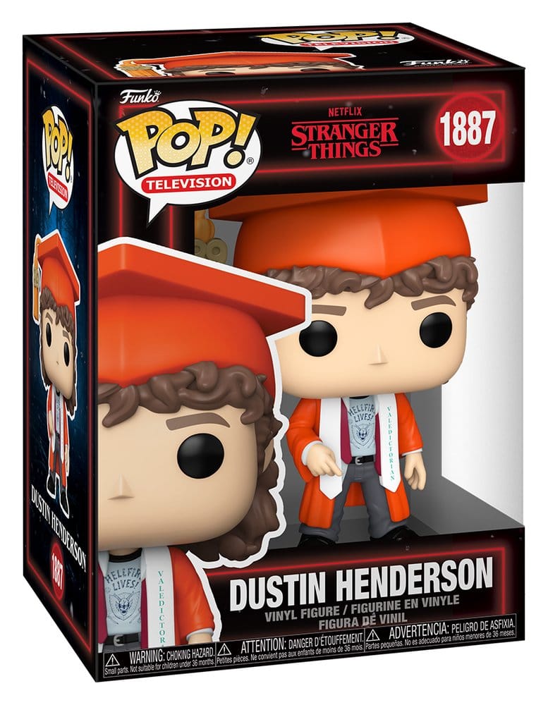 Stranger Things POP! TV Vinyl Figures Dustin Henderson 9 cm