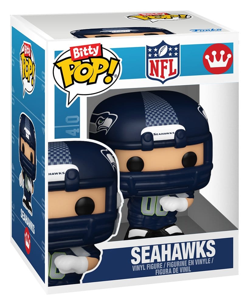 NFL Bitty POP! Helmets Vinyl Figures NFC Series 1 Assortment (12)