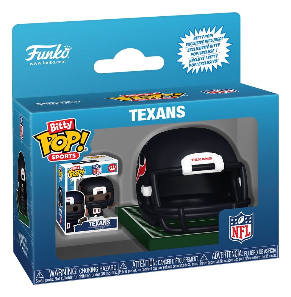 NFL Bitty POP! Helmets Vinyl Figures AFC Series 1 Assortment (12)