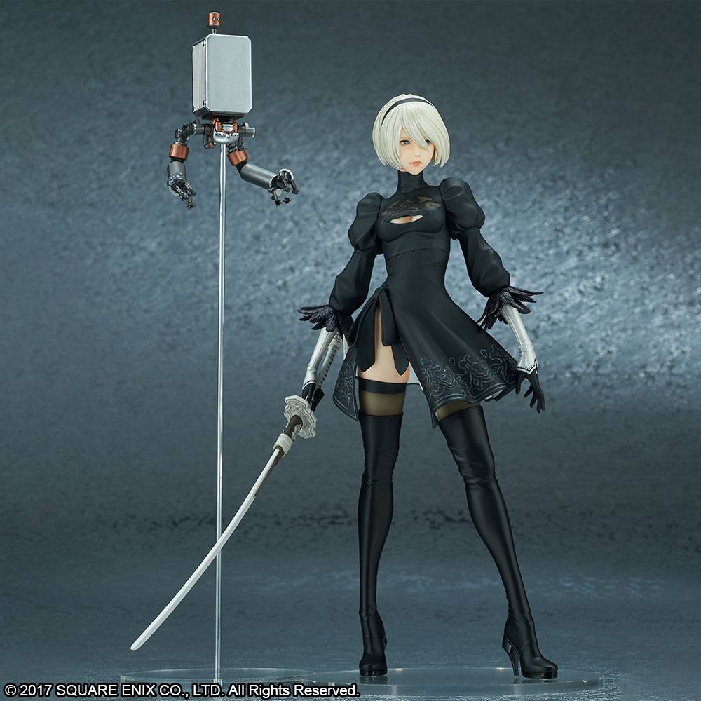 NieR:Automata PVC Statue 2B (YoRHa No. 2 Type B) Deluxe Version 28 cm