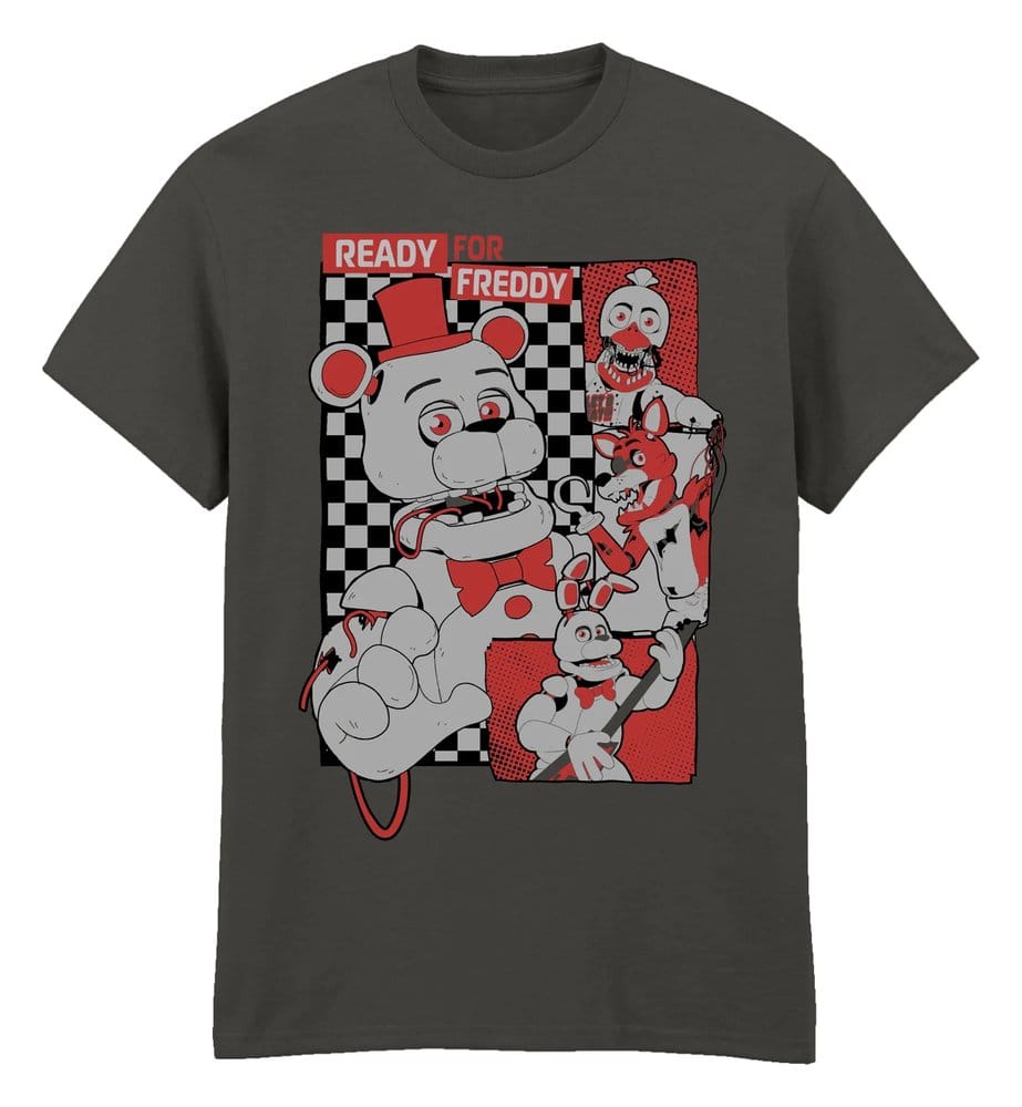 Five Nights at Freddy’s T-Shirt Collage Light Graphite Size XL