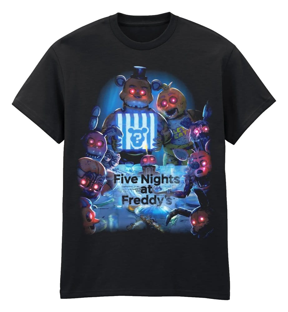Five Nights at Freddy’s T-Shirt Thanksgiving Black Size XL