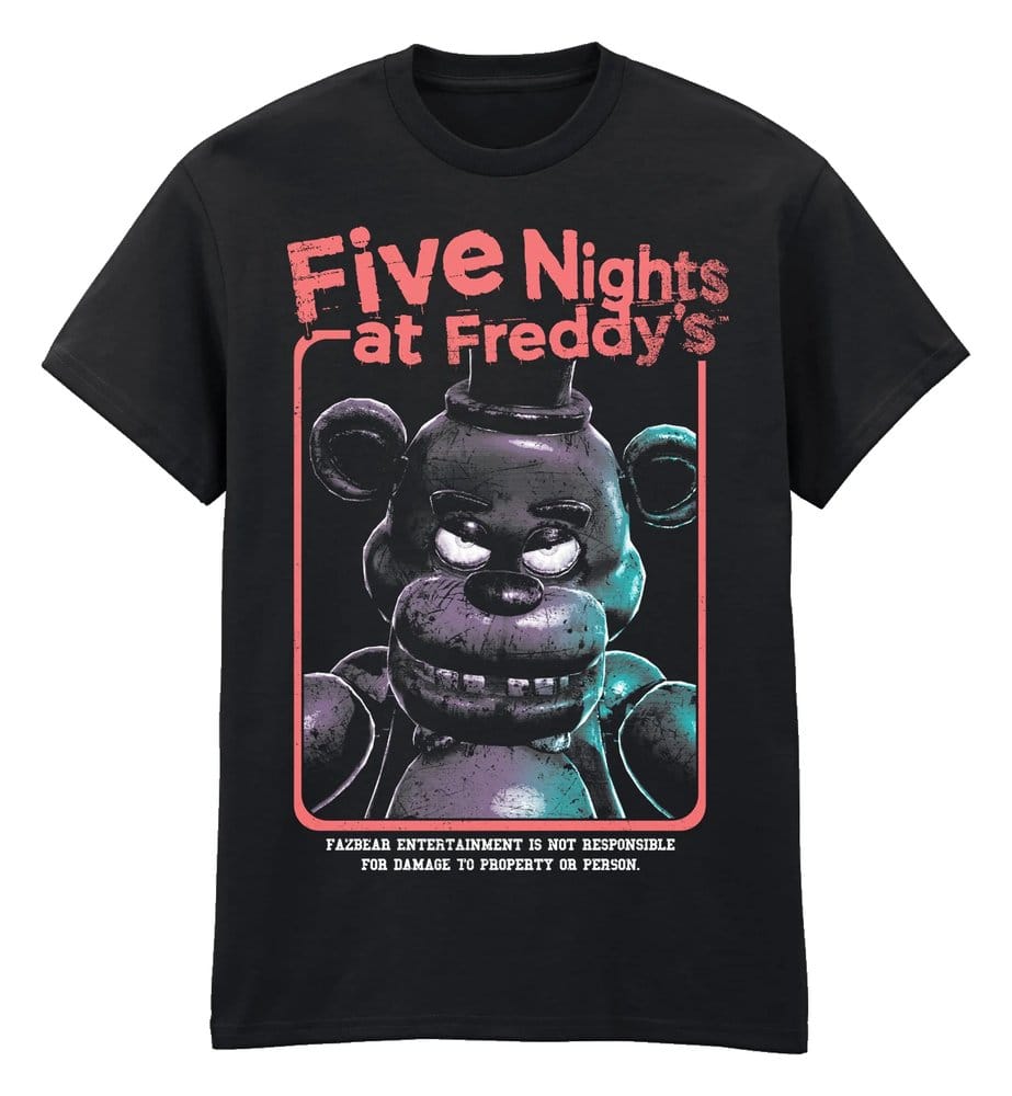 Five Nights at Freddy's T-Shirt VHS Size XL