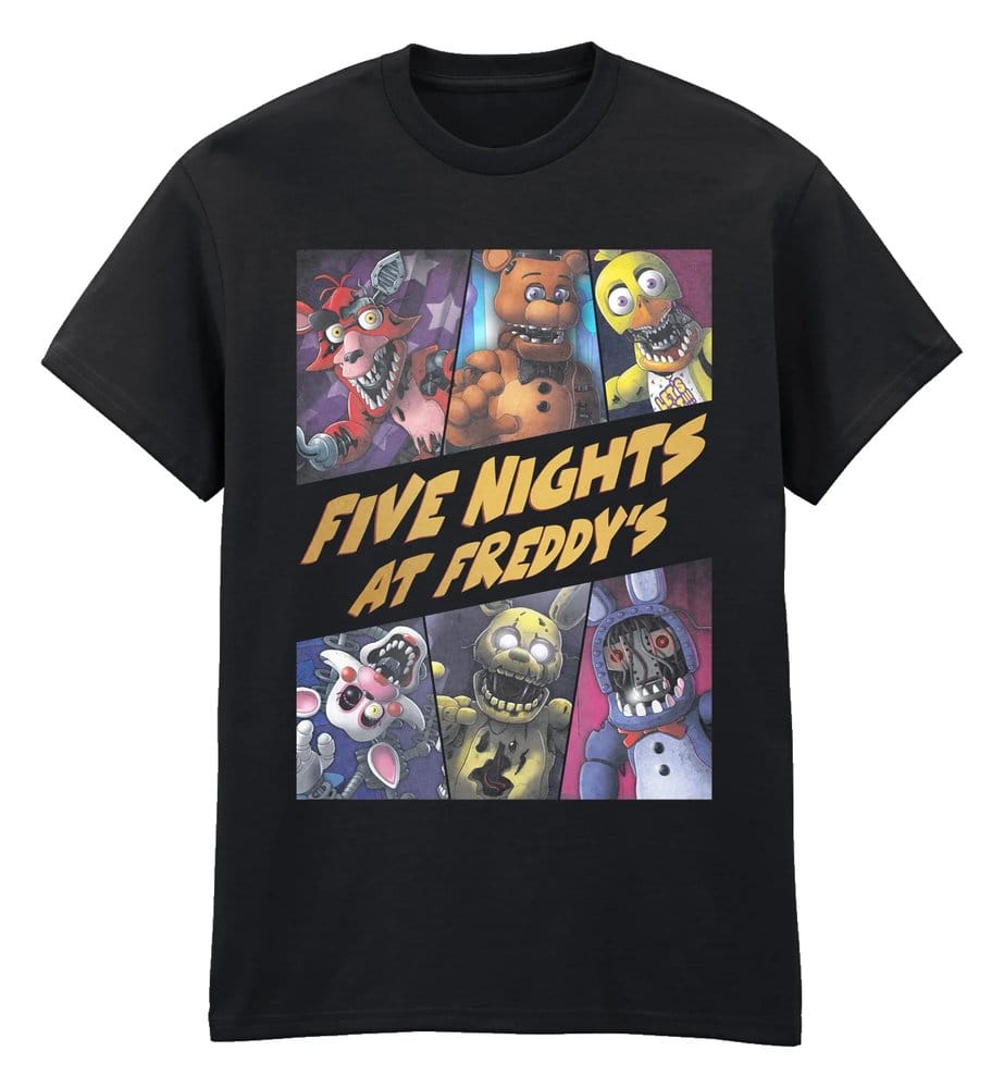 Five Nights at Freddy’s T-Shirt Withered Group Black Size XL