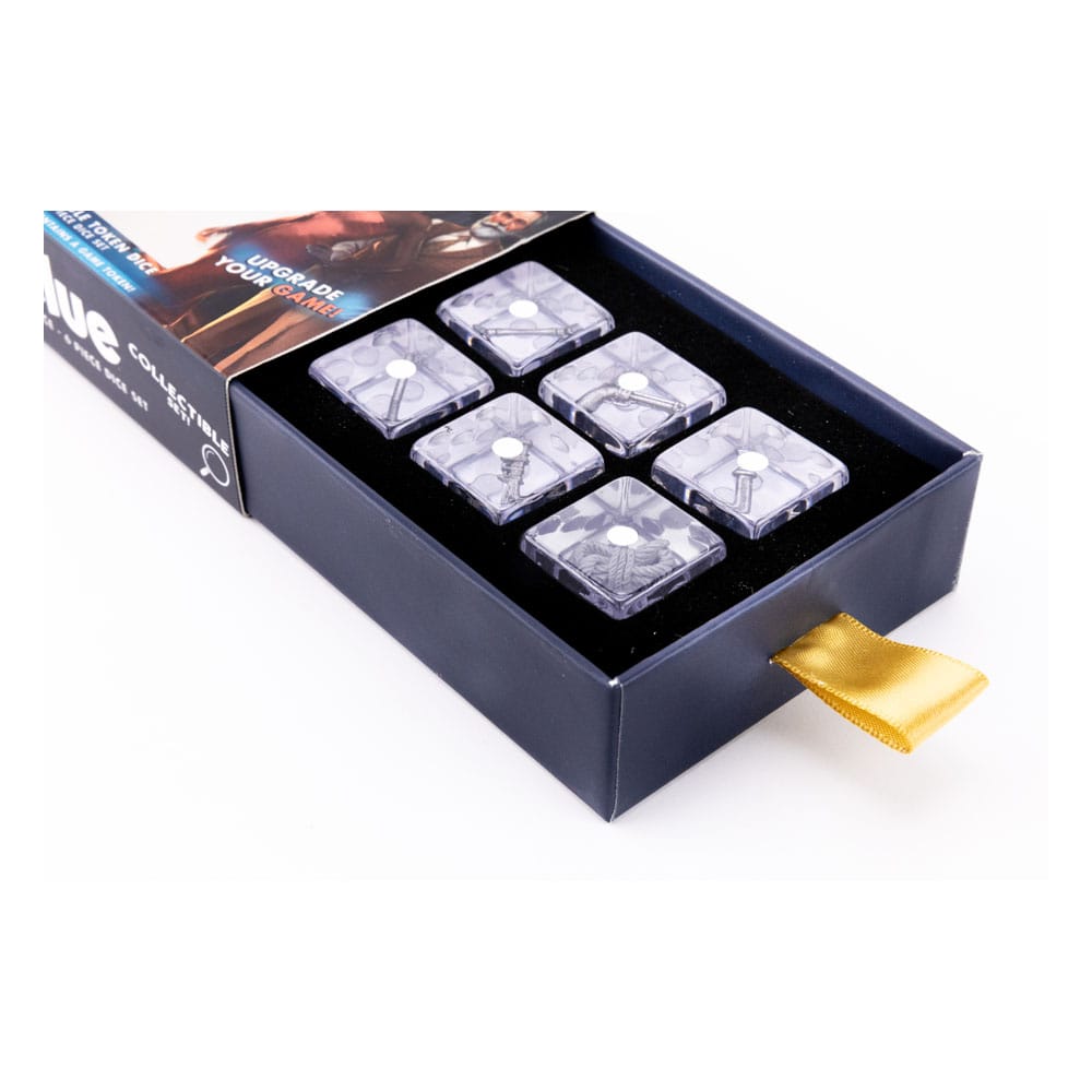 Cluedo Dice Set Token Weapons