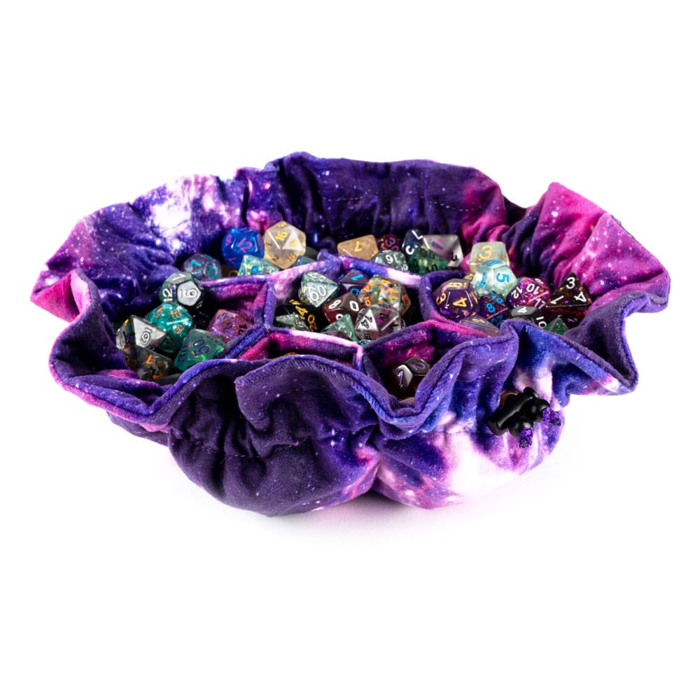 FanRoll Dice bag with compartments Velvet Nebula