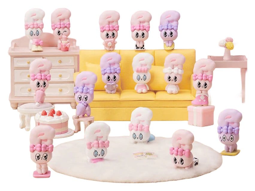 Esther Bunny Blind Box Mini Figures Little Vlog Bunny Face Series 6 cm Display (6)