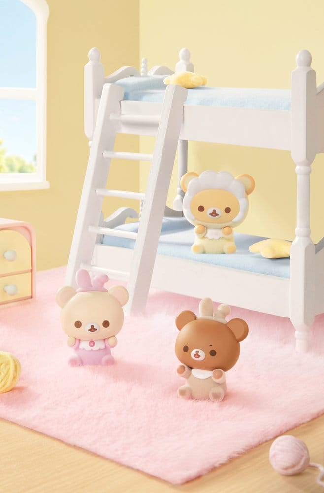 Rilakkuma Nuonuo Baby Series Blind Box Mini Figures Cubby Face Display (4)
