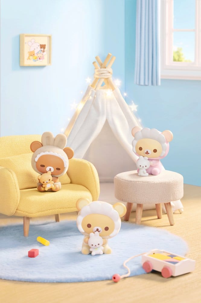 Rilakkuma Nuonuo Baby Series Blind Box Mini Figures Cubby Face Display (4)