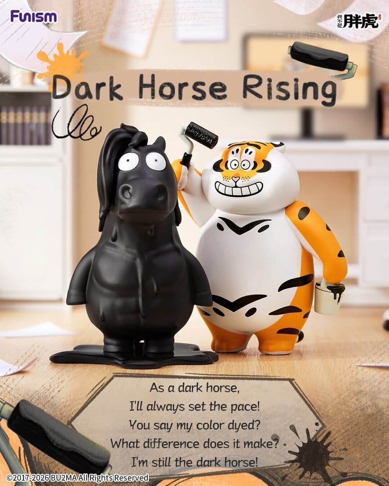 Alexander The Fat TigerBlind Box Mini Figures The Real Crazy Horse Display (8)