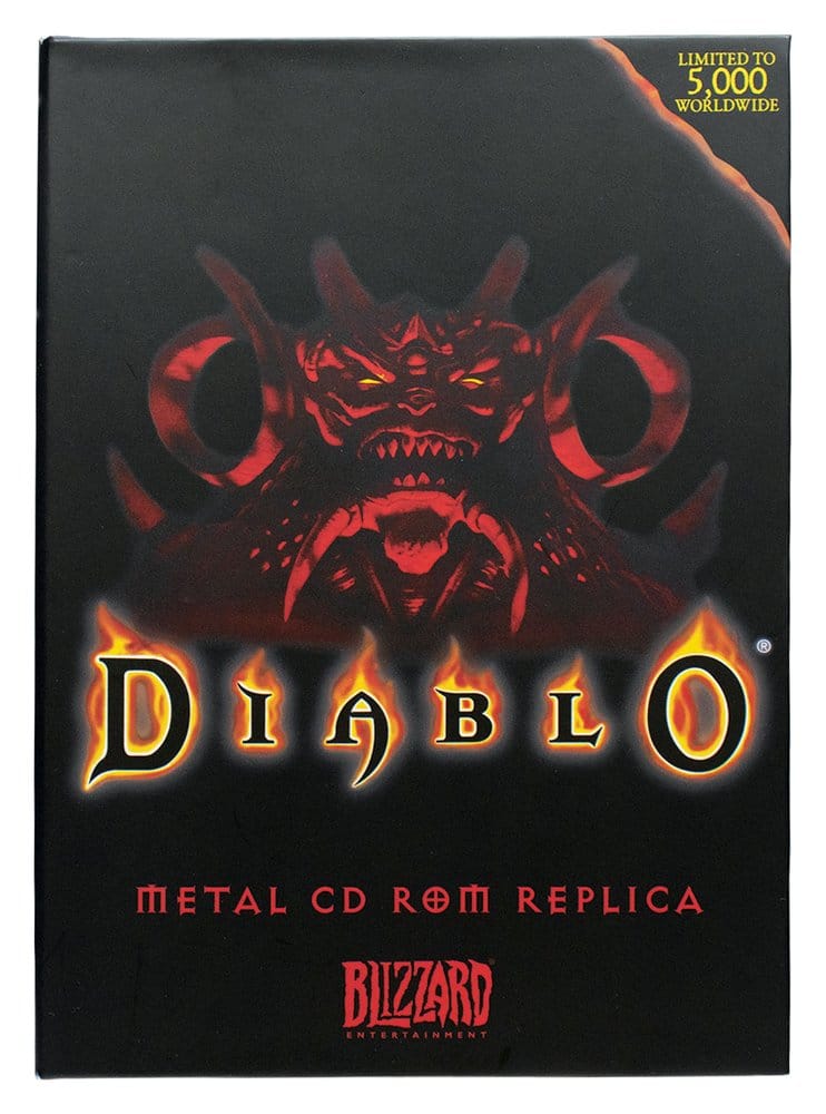 Diablo Replica 30th Anniversary CD-ROM Limited Edition 11 cm