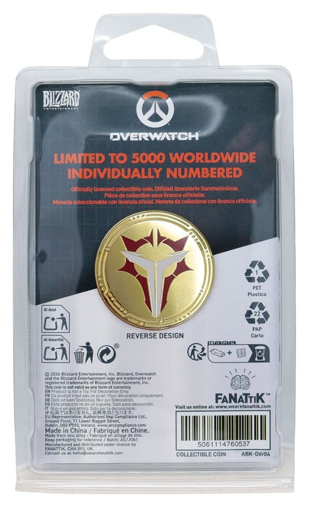 Overwatch Collectable Coin Factions Limited Edition