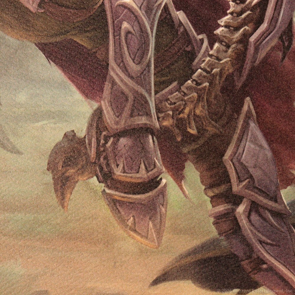 World of Warcraft Art Print Sylvanas vs Anduin Wrynn Limited Edition 42 x 30 cm