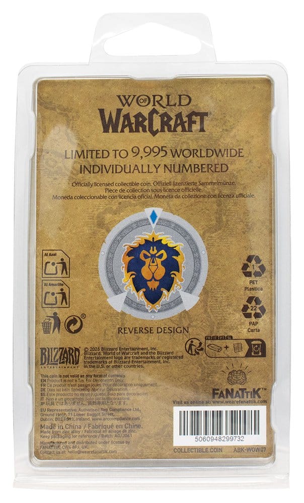 World of Warcraft Collectable Coin Faction Limited Edition