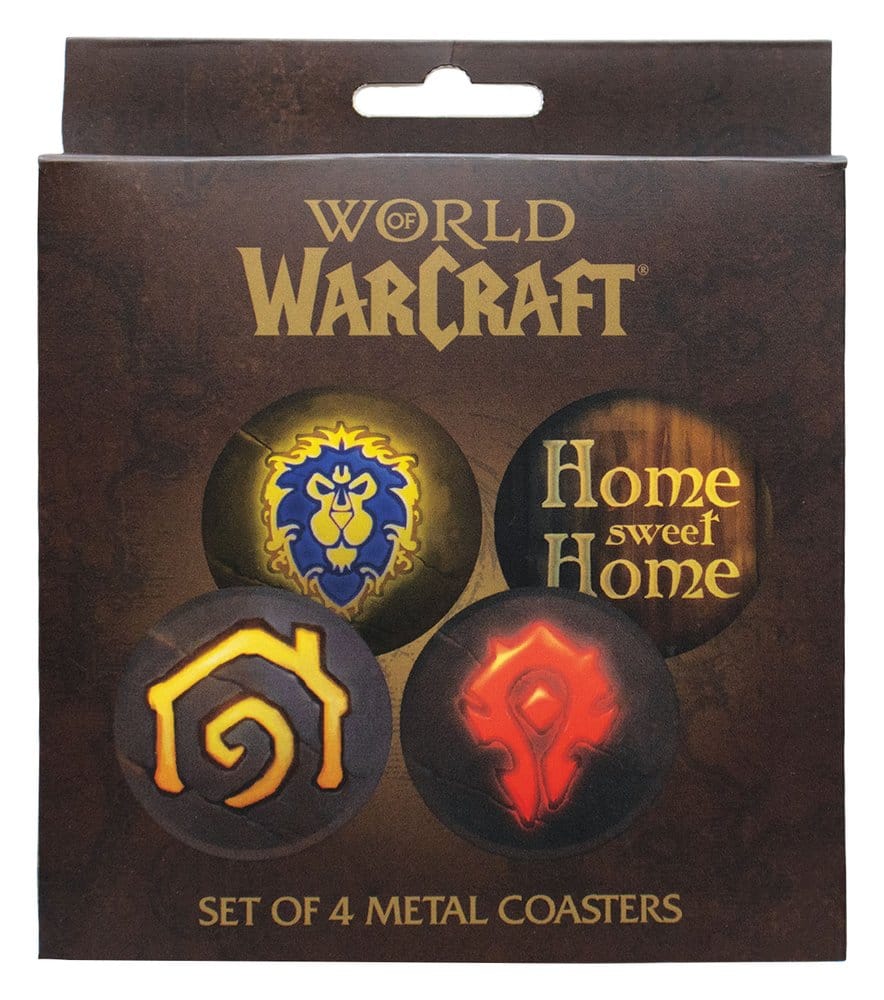 World of Warcraft Coaster 4-Pack Printed Metal