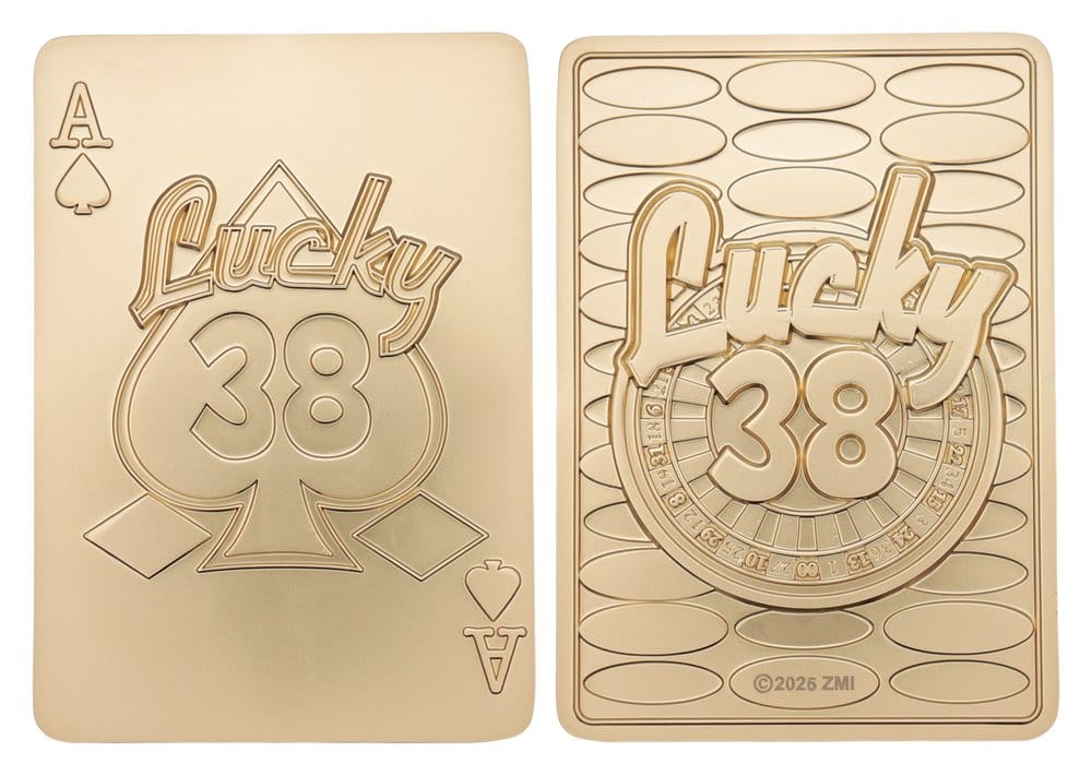 Fallout: New Vegas Replica Lucky 38 Imitation Gold Casino Set Limited Edition