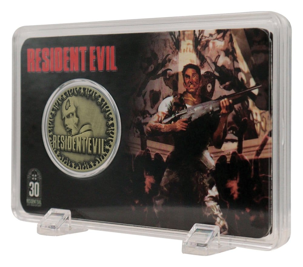 Resident Evil Collectable Coin 30th Anniversary Antique Brass