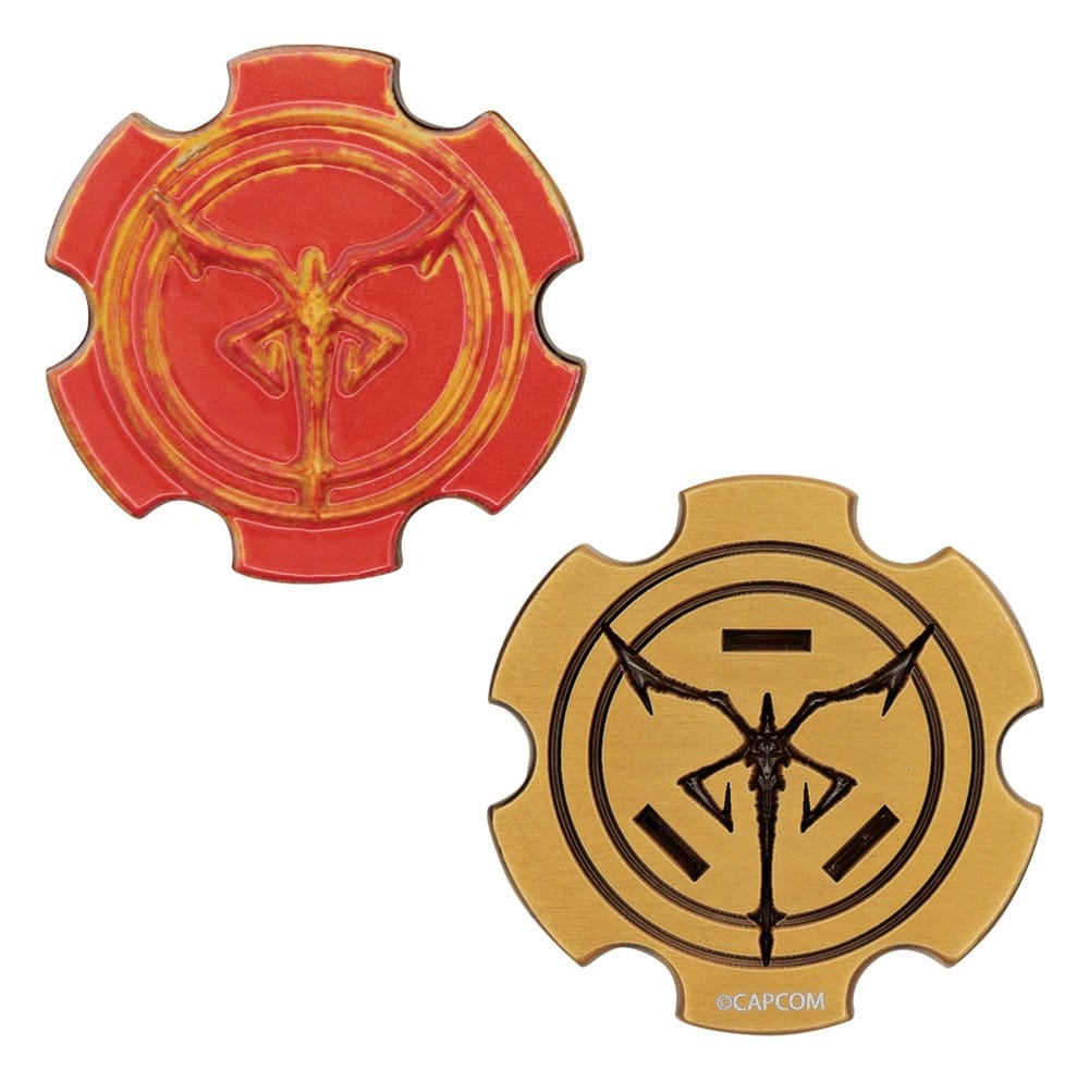 Resident Evil 4 Replica Church Puzzle Medallion Set