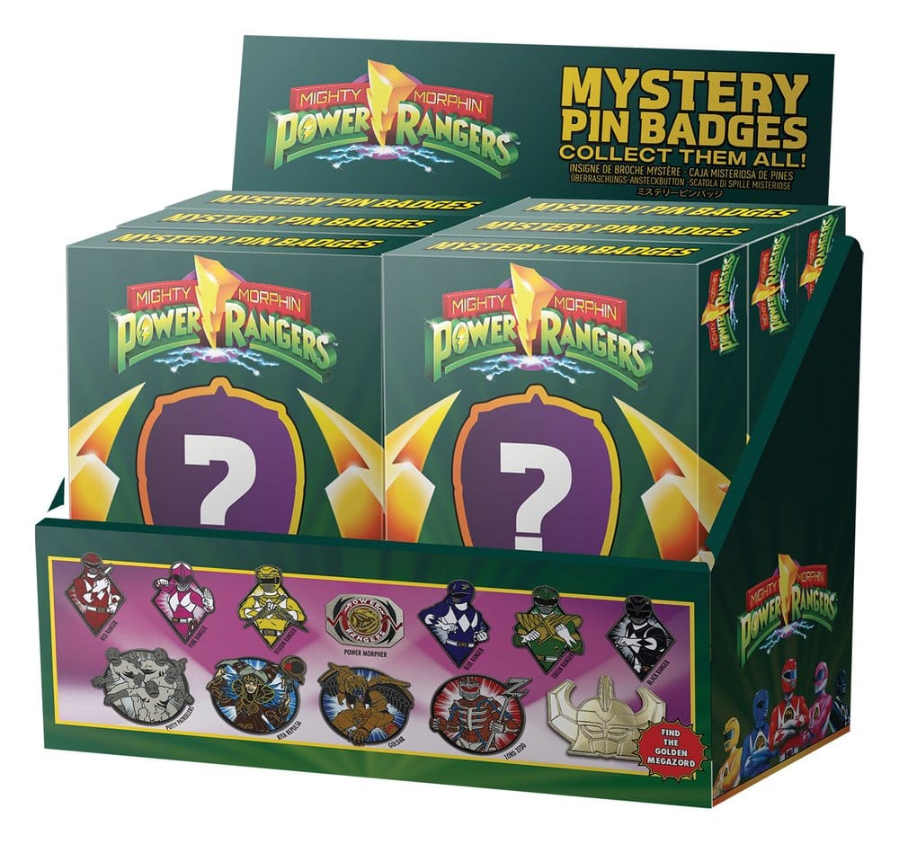 Power Rangers Mystery Pin Badges Blind Box Assortment (12)
