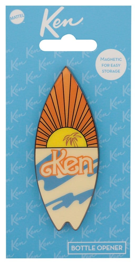 Barbie Bottle Opener Ken Surfboard Magnetic