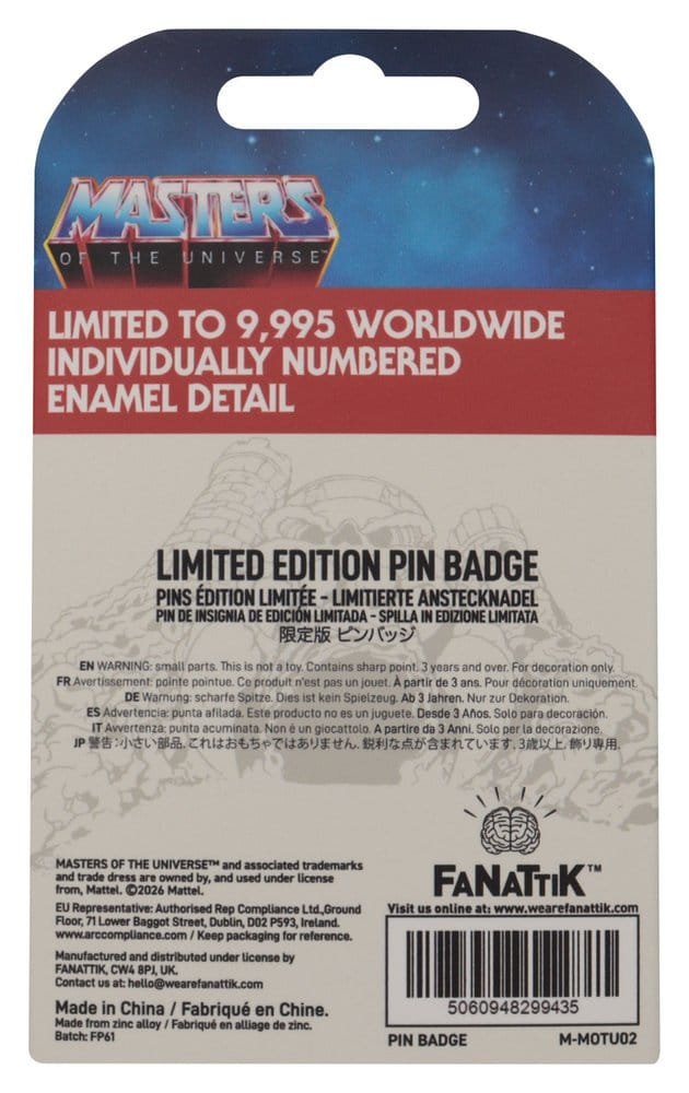 Masters of the Universe Pin Badge Skeletor Limited Edition
