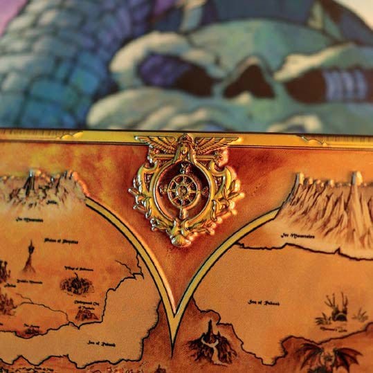 Masters of the Universe Replica Metal Map of Eternia Limited Edition 10 x 15 cm
