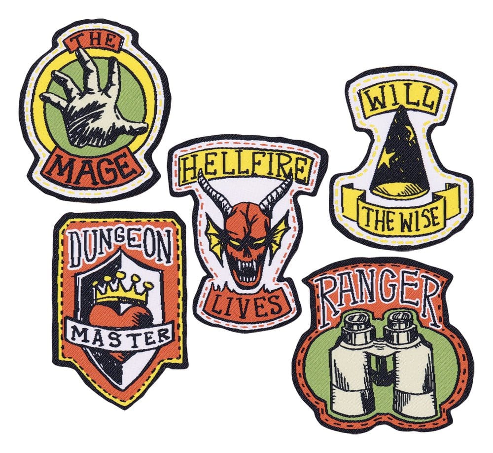 Stranger Things Fabric Patches 5-Pack