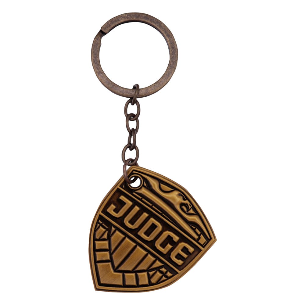 2000 AD Keychain Judge Dredd Badge Limited Edition
