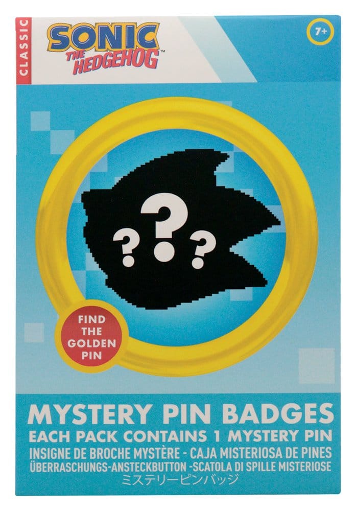 Sonic The Hedgehog Mystery Pin Badges Blind Box Display (12)