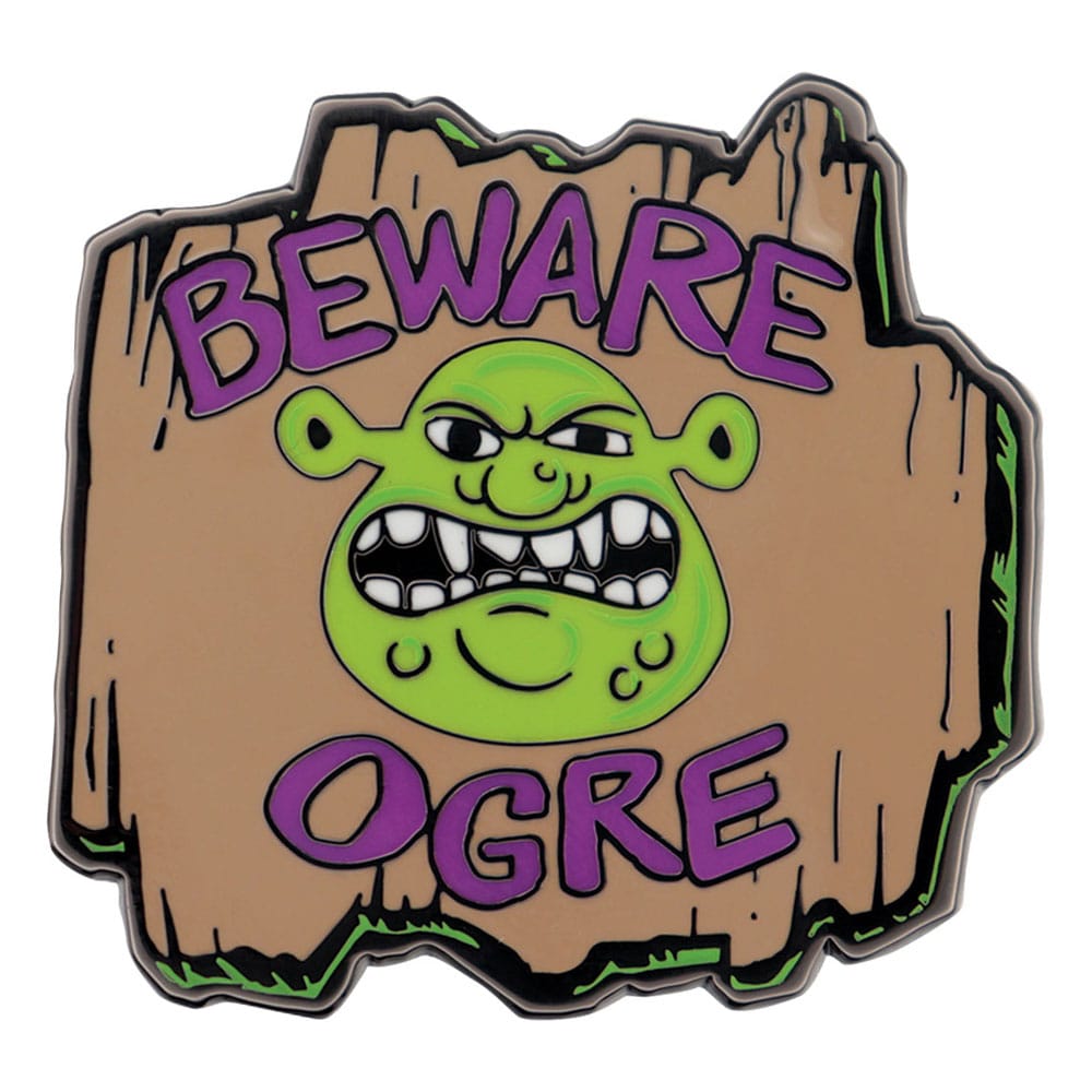 Shrek Pin Badge Beware Ogre Limited Edition